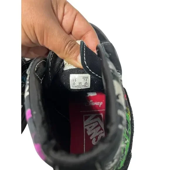 Vans Disney Sk8-Hi Shoes Womens 7 Mens 5.5 Disney 100 Black - Picture 8 of 11